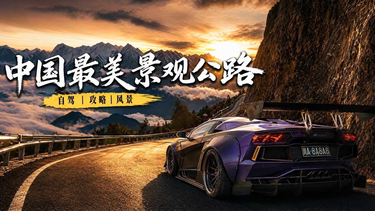 福利导航跑车视频-中国最美景观公路自驾